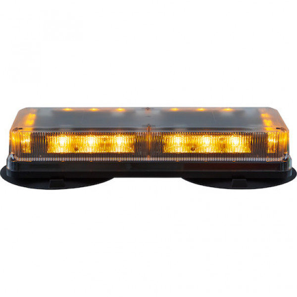 Image of Rectangular 18 LED Mini Light Bar - Amber from Buyers Products. Part number: 8891090