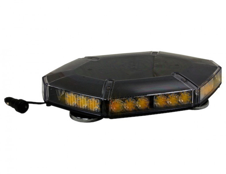 Image of Amber Hexagonal 30 LED Mini Light Bar from Buyers Products. Part number: 8891100