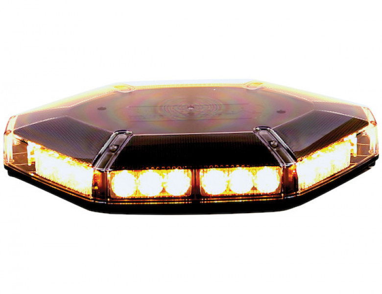 Image of Amber Hexagonal 30 LED Mini Light Bar from Buyers Products. Part number: 8891100