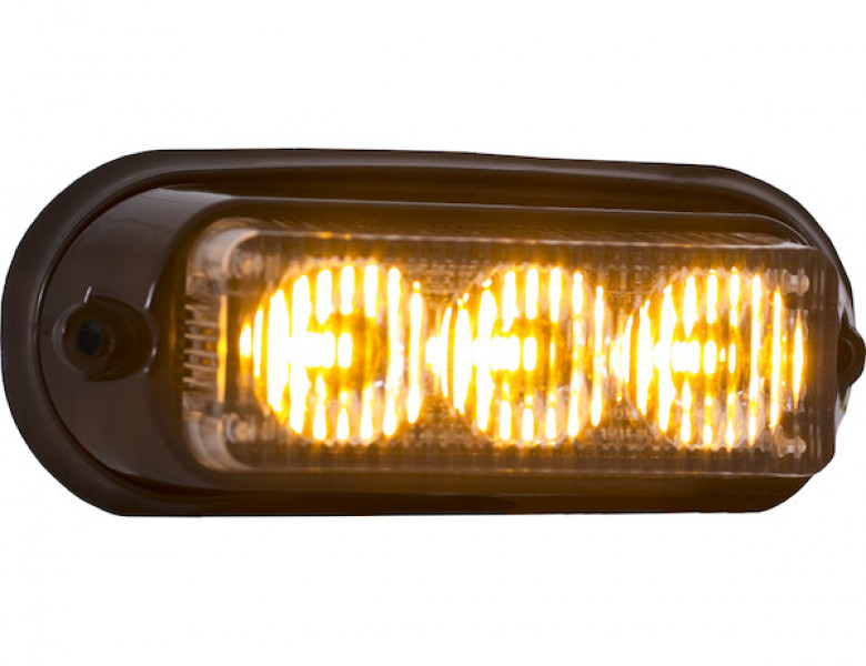 Image of 4 Inch Amber LED Strobe Light from Buyers Products. Part number: 8891120