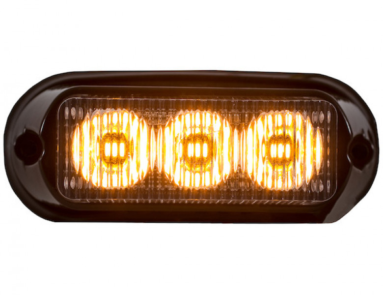 Image of 4 Inch Amber LED Strobe Light from Buyers Products. Part number: 8891120