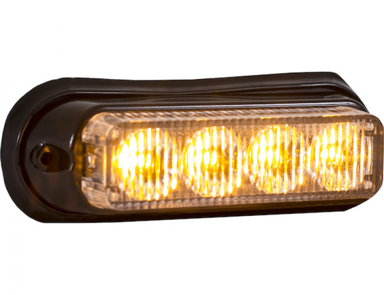 Image of 5 Inch Amber LED Mini Strobe Light from Buyers Products. Part number: 8891130