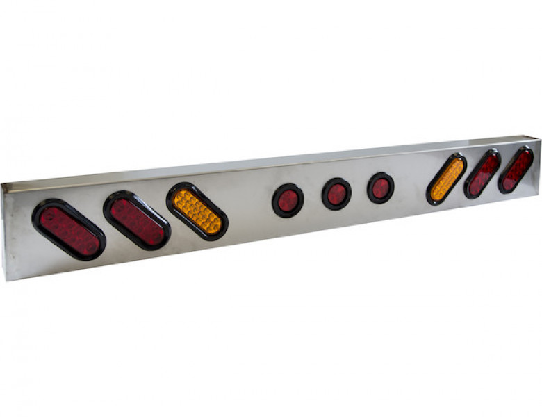 Image of 66 Inch Oval LED Light Bar Kit from Buyers Products. Part number: 8891169