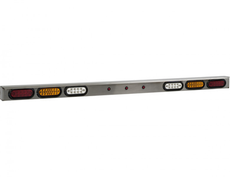 Image of 77 Inch Oval LED Light Bar Kit with White from Buyers Products. Part number: 8891177