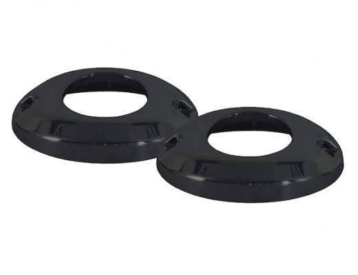 Image of Black Bezel For Bolt-On Hideaway LED Strobe Kits from Buyers Products. Part number: 8891201