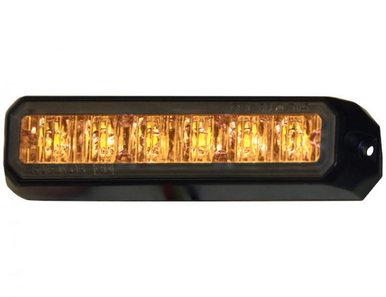 Image of 5 Inch Amber LED Strobe Light from Buyers Products. Part number: 8891500