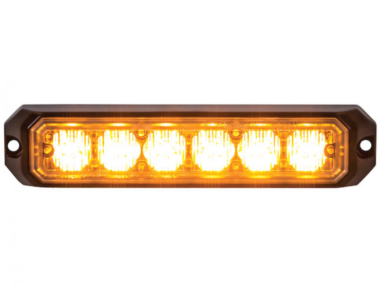 Image of 5 Inch Amber LED Strobe Light from Buyers Products. Part number: 8891500