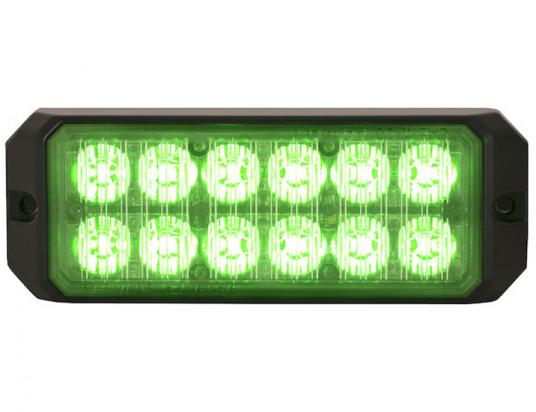 Image of Amber Dual Row 5 Inch LED Strobe Light from Buyers Products. Part number: 8891700