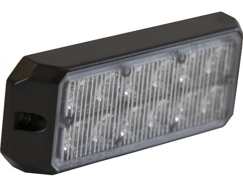 Image of Clear Dual Row 5 Inch LED Strobe Light from Buyers Products. Part number: 8891701