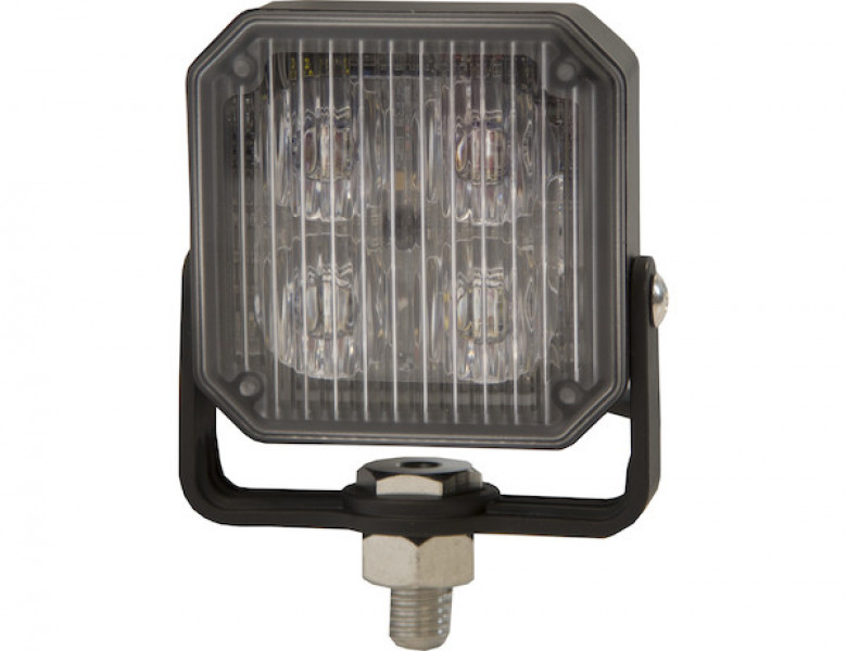 Image of Post-Mounted 3 Inch Amber LED Strobe Light from Buyers Products. Part number: 8891800