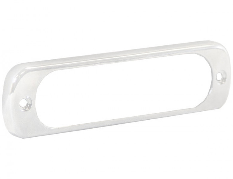 Image of White Bezel for 4.4 Inch Thin Mount LED Strobe Light from Buyers Products. Part number: 8891921