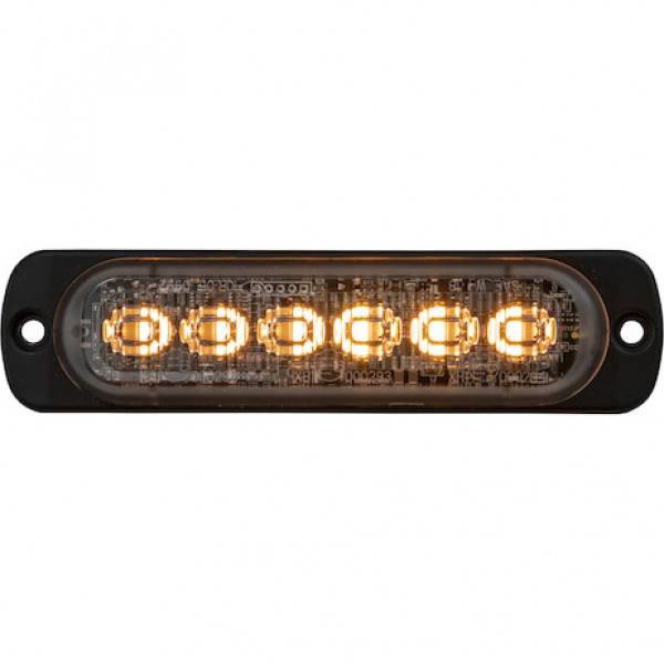 Image of Amber/GreenDual Color Thin 4.5 Inch Wide LED Strobe Light from Buyers Products. Part number: 8892109