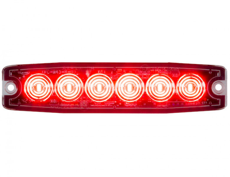 Image of Ultra Thin 5 Inch Red LED Strobe Light from Buyers Products. Part number: 8892203