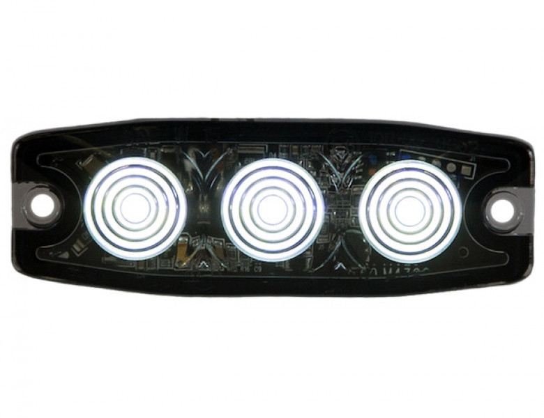 Image of Ultra Thin 3.5 Inch Clear LED Strobe Light from Buyers Products. Part number: 8892231