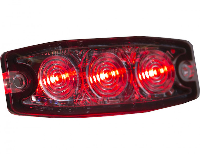 Image of Ultra Thin 3.5 Inch Red LED Strobe Light from Buyers Products. Part number: 8892233