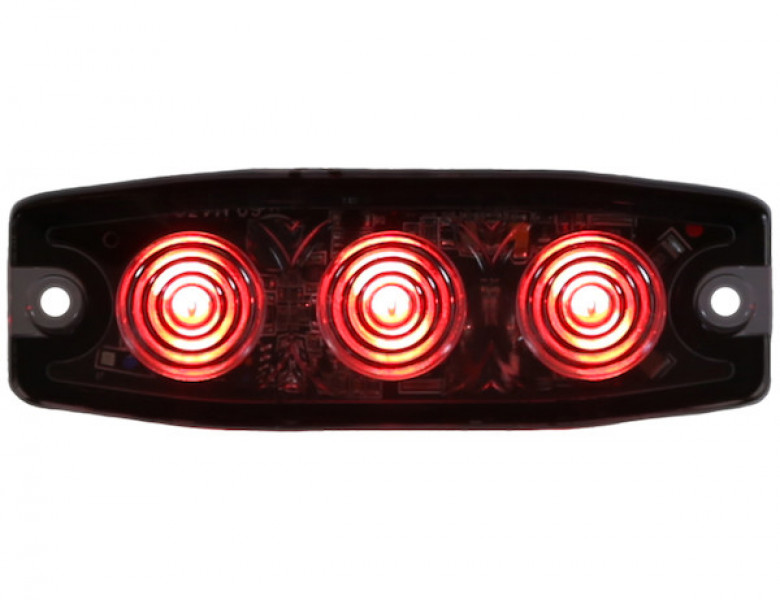 Image of Ultra Thin 3.5 Inch Red LED Strobe Light from Buyers Products. Part number: 8892233