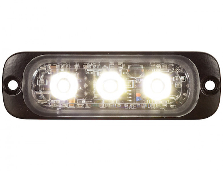 Image of Thin 3.5 Inch Clear Strobe Light from Buyers Products. Part number: 8892301