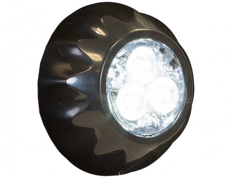 Image of Clear Surface/Recess Mount Round LED Strobe Light from Buyers Products. Part number: 8892401