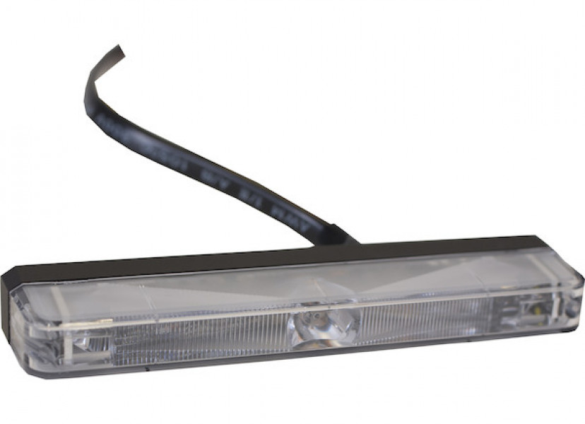 Image of Narrow Profile 5 Inch Clear LED Strobe Light from Buyers Products. Part number: 8892701