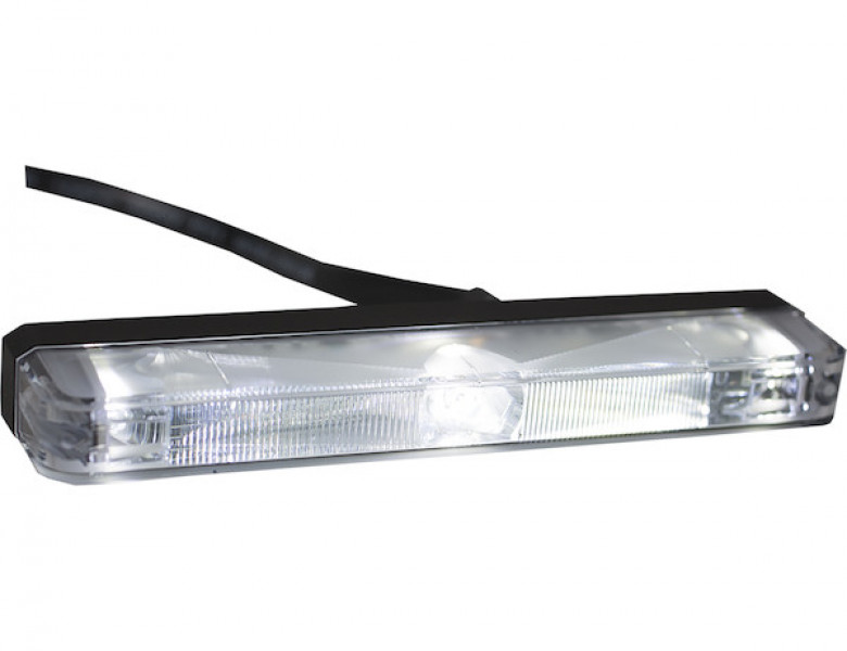 Image of Narrow Profile 5 Inch Clear LED Strobe Light from Buyers Products. Part number: 8892701