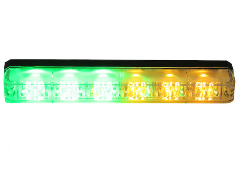 Image of Ultra Bright Narrow Profile Amber LED Strobe Light from Buyers Products. Part number: 8892800