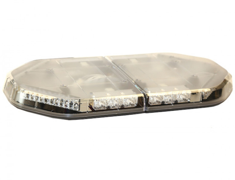 Image of 24 Inch Modular Light Bar (4 Amber Modules, 4 Clear) from Buyers Products. Part number: 88930243