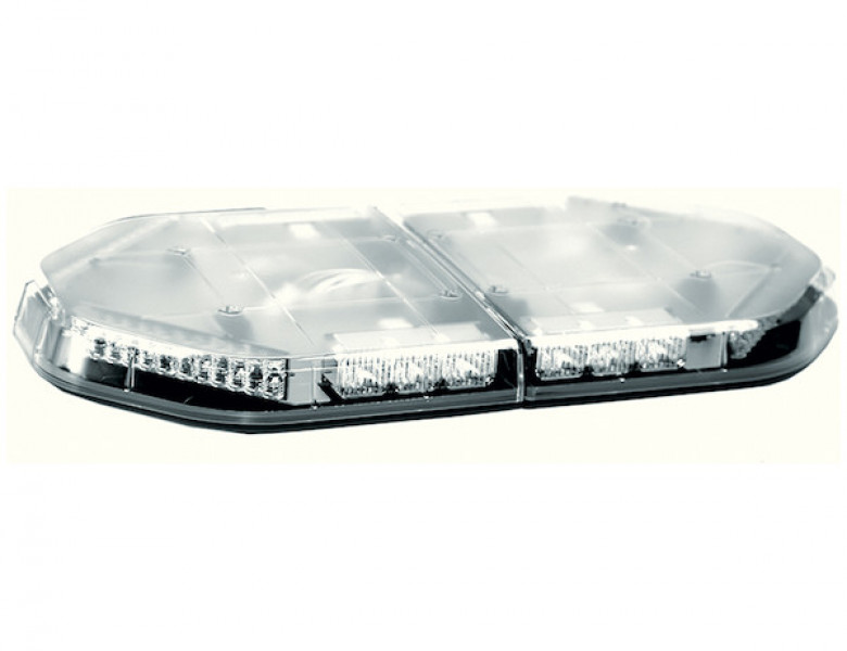 Image of 24 Inch Modular Light Bar (4 Amber Modules, 4 Clear) from Buyers Products. Part number: 88930243