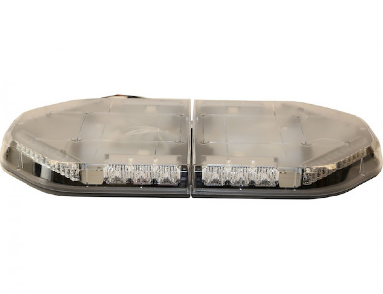 Image of 24 Inch Modular Light Bar (4 Amber Modules, 4 Clear) from Buyers Products. Part number: 88930243