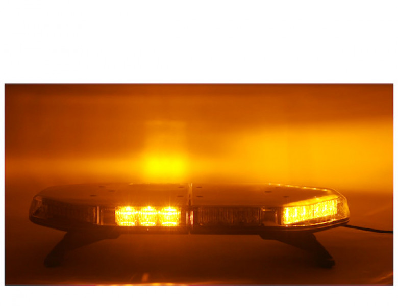 Image of 24 Inch Modular Light Bar (4 Amber Modules, 4 Clear) from Buyers Products. Part number: 88930243