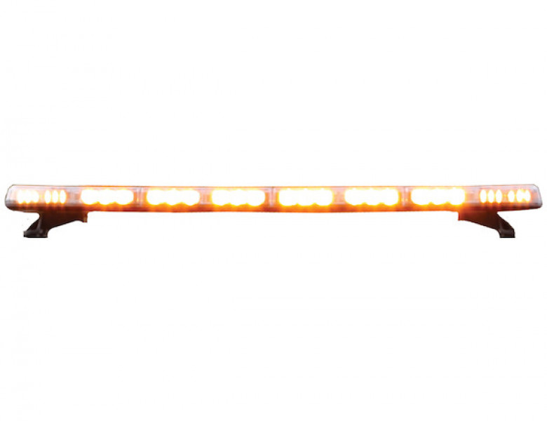 Image of 49 Inch Modular Light Bar (14 Amber Modules, Traffic Adviser) from Buyers Products. Part number: 8893049