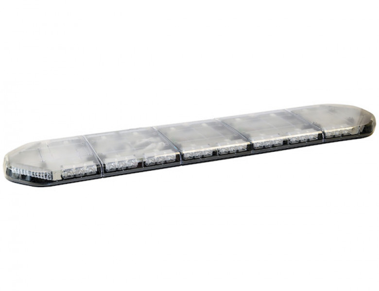 Image of 60 Inch Modular Light Bar (14 Amber Modules, 2 Red Stop/Turn/Tail, Traffic Adviser) from Buyers Products. Part number: 8893060