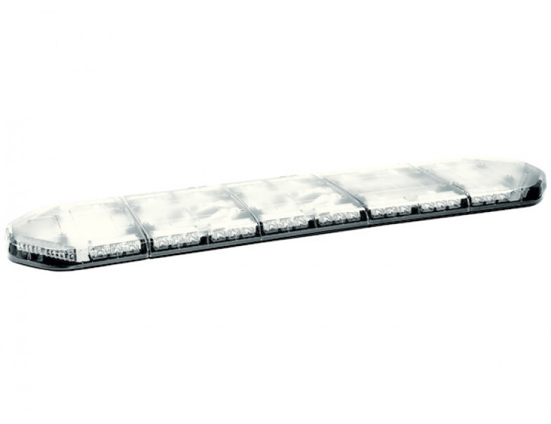 Image of 60 Inch Modular Light Bar (14 Amber Modules, 2 Red Stop/Turn/Tail, Traffic Adviser) from Buyers Products. Part number: 8893060