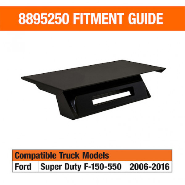 Image of Drill-Free Light Bar Cab Mount For FordSuper Duty F-250 - F-550 (2006-2016) from Buyers Products. Part number: 8895250