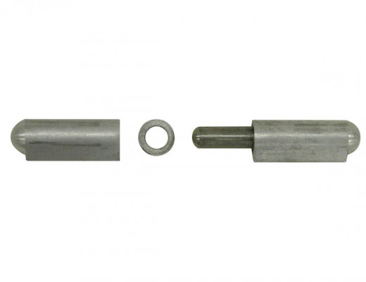 Image of Aluminum Weld-On Bullet Hinge with Stainless Pin and Bushing - 0.61 x 3.15 Inch from Buyers Products. Part number: AFSSP080