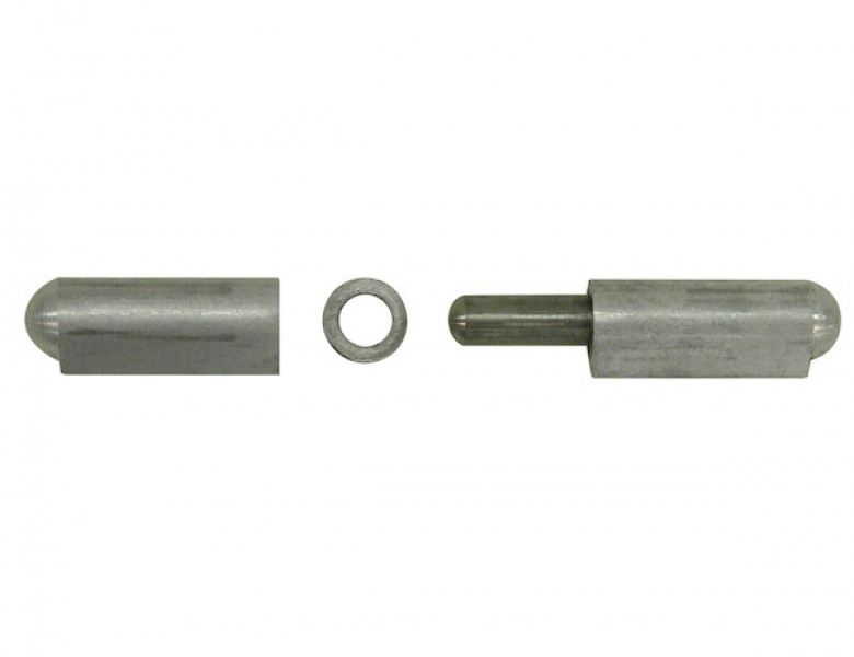 Image of Aluminum Weld-On Bullet Hinge with Stainless Pin and Bushing - 0.77 x 3.94 Inch from Buyers Products. Part number: AFSSP100