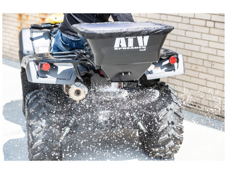 Image of Horizontal Mount ATV Spreader - 100 Pound Capacity from Buyers Products. Part number: ATVS100