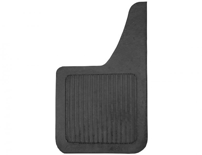 Image of Heavy Duty Black Rubber Mudflaps 10x18 Inch (Teardrop Style) from Buyers Products. Part number: B1018LSP