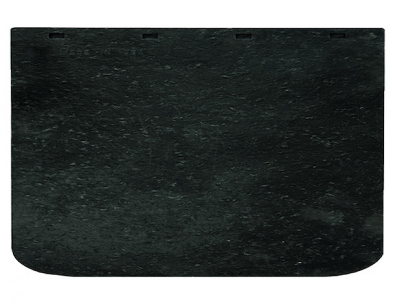 Image of Heavy Duty Black Rubber Mudflaps 10x18 Inch (Teardrop Style) from Buyers Products. Part number: B1018LSP