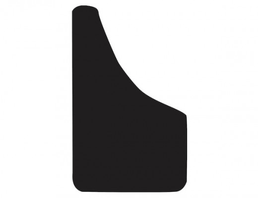 Image of Thermo Flex Fender Guard Black Mudflaps 10x20 Inch from Buyers Products. Part number: B1020PPB