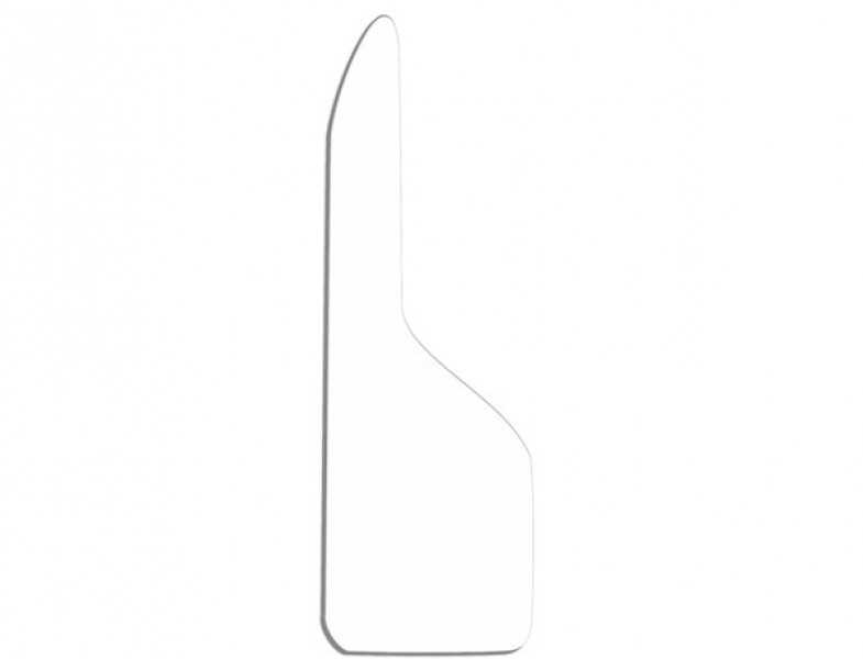 Image of Thermo Flex Fender Guard White Mudflaps 12x37 Inch from Buyers Products. Part number: B1237PPW