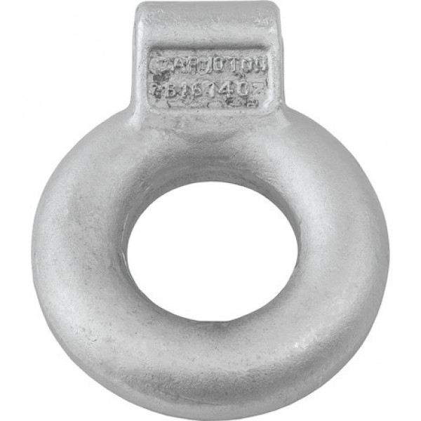 Image of Zinc Plated 10-Ton Forged Steel Tow Eye 3 Inch I.D. from Buyers Products. Part number: B16140Z