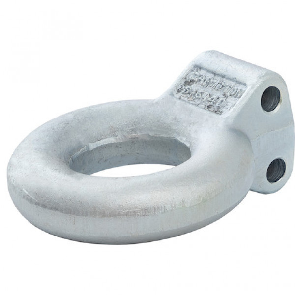 Image of Zinc Plated 10-Ton Forged Steel Tow Eye 3 Inch I.D. from Buyers Products. Part number: B16140Z