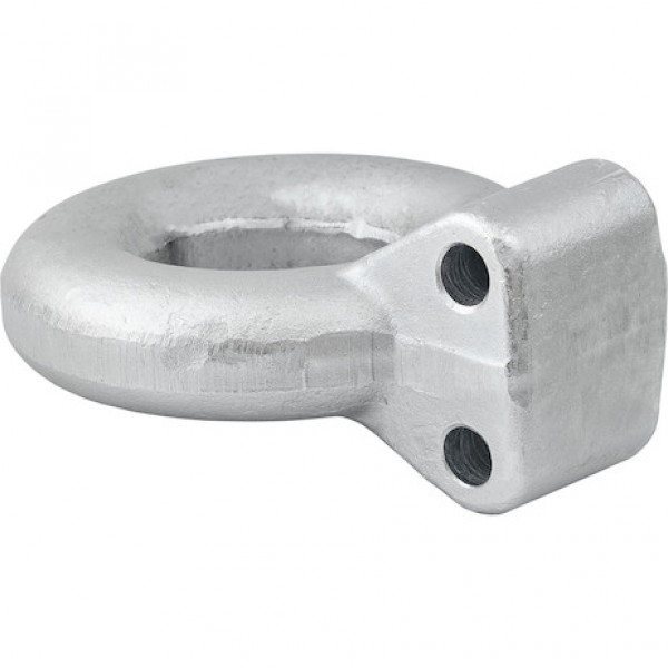 Image of Zinc Plated 10-Ton Forged Steel Tow Eye 3 Inch I.D. from Buyers Products. Part number: B16140Z