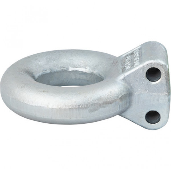 Image of Zinc Plated 10-Ton Forged Steel Tow Eye 3 Inch I.D. from Buyers Products. Part number: B16140Z