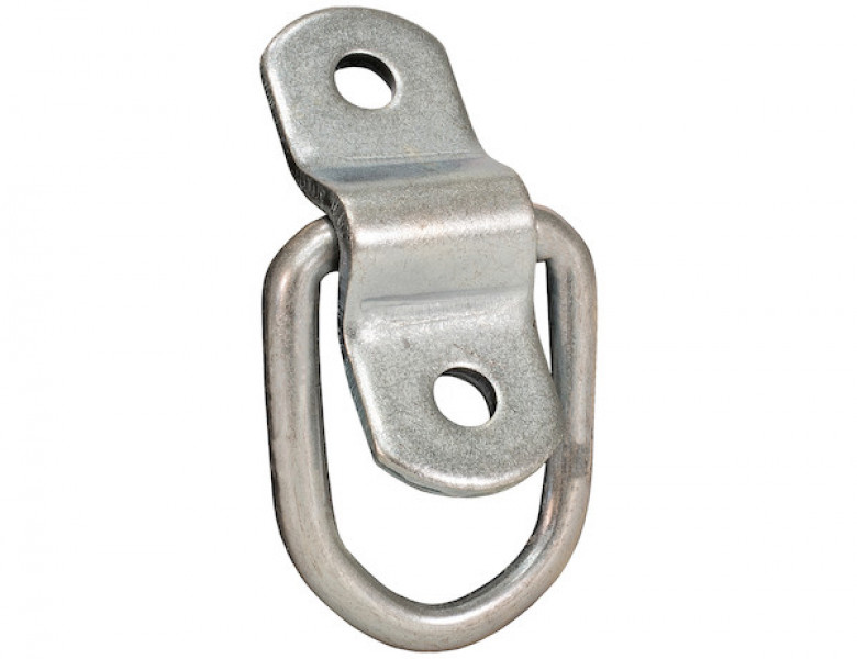 Image of 1/4 Inch Rope Ring With 2-Hole Mounting Bracket Zinc Plated from Buyers Products. Part number: B20