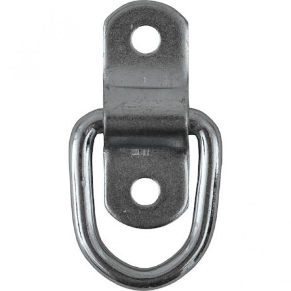 Image of 1/4 Inch Rope Ring With 2-Hole Mounting Bracket Zinc Plated from Buyers Products. Part number: B20