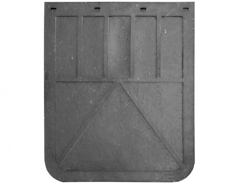 Image of Heavy Duty Black Rubber Mudflaps 20x24 Inch from Buyers Products. Part number: B2024LSP