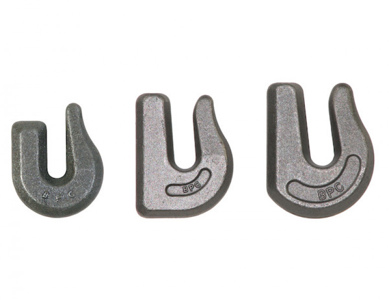 Image of 5/16 Inch Drop Forged Weld-On Heavy-Duty Towing Hook - Grade 43 from Buyers Products. Part number: B2408W