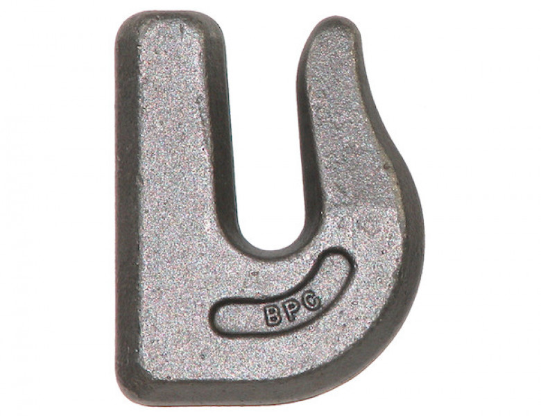 Image of 3/8 Inch Drop Forged Weld-On Heavy-Duty Towing Hook - Grade 43 from Buyers Products. Part number: B2408W375