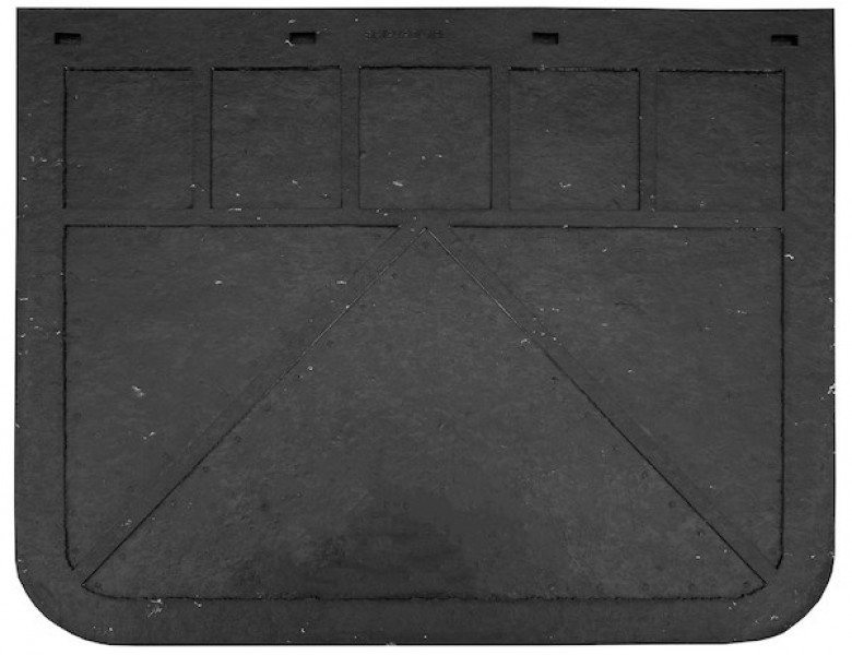 Image of Heavy Duty Black Rubber Mudflaps 24x20 Inch from Buyers Products. Part number: B2420LSP